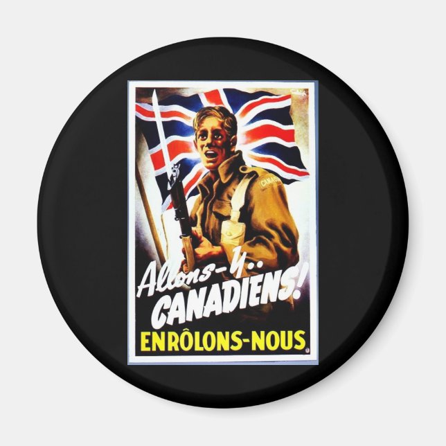 Allons - Y, Kanadier! Magnet (Vorne)