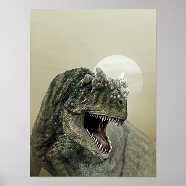 Allosaurus Dinosaur Poster (Vorne)
