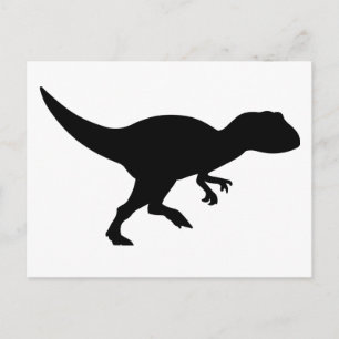 Allosaurus Dinosaur Postkarte
