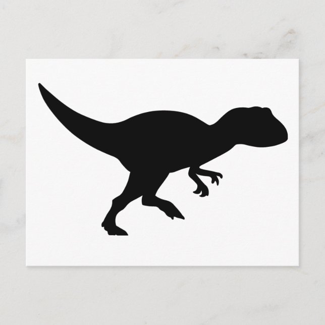 Allosaurus Dinosaur Postkarte (Vorderseite)