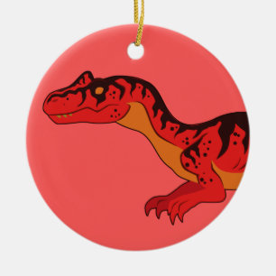 Allosaurus Keramikornament