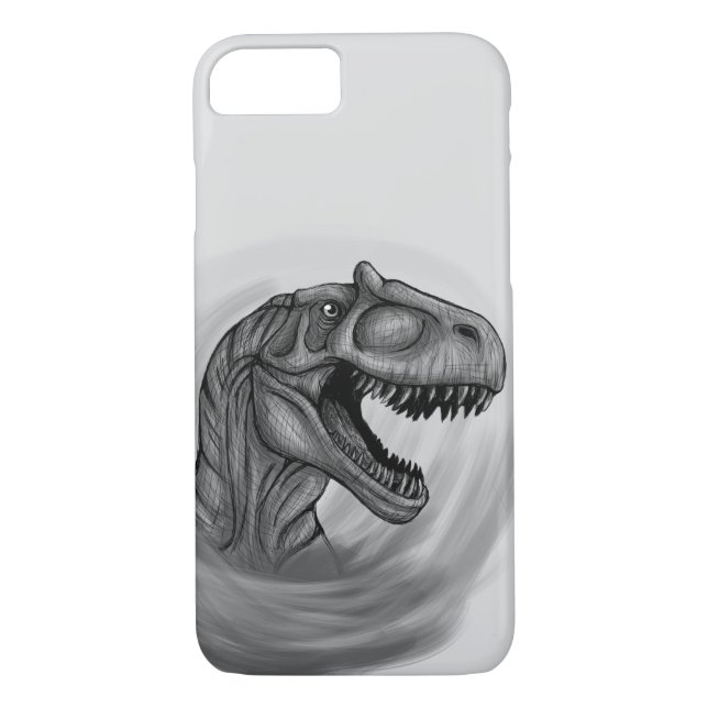 Allosaurus Sketch Case-Mate iPhone Hülle (Rückseite)