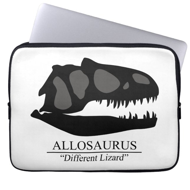 Allosaurus Skull Laptopschutzhülle (Vorderseite)