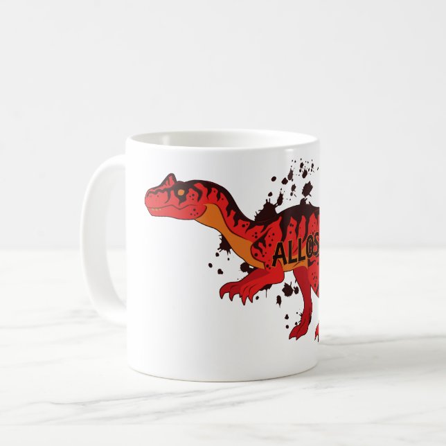 Allosaurus Tasse (Vorderseite Links)