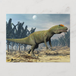 Allosaurusdinosaurier - 3D übertragen Postkarte