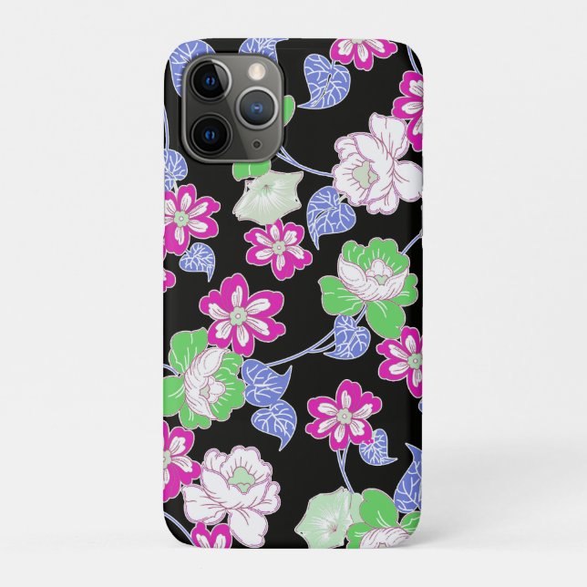 Allover-Blume Case-Mate iPhone Hülle (Rückseite)