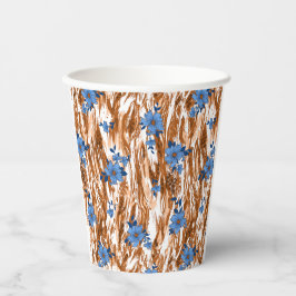 Allover-Blume Pappbecher