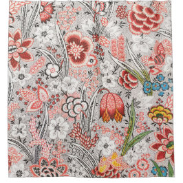 Allover-Blumendesign (ca. 1759-1815) Duschvorhang