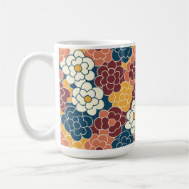 Allover flower design kaffeetasse