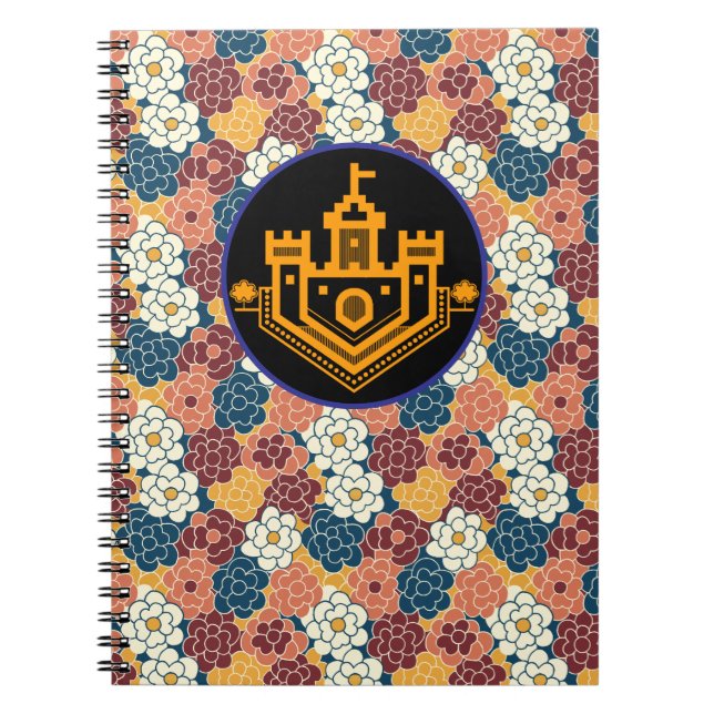 allover flower design notizblock (Vorderseite)