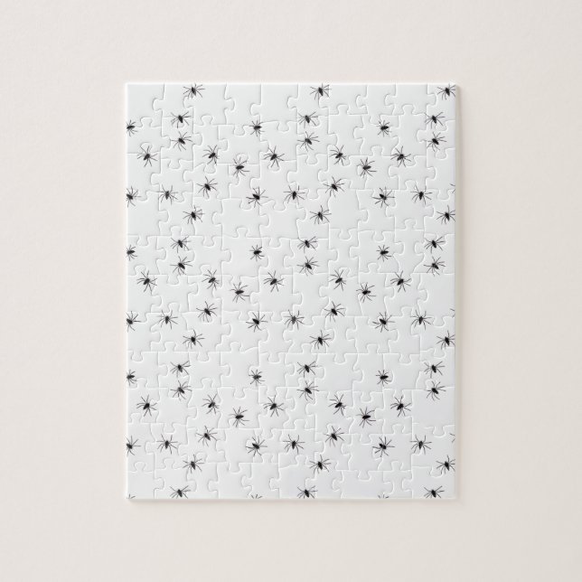 Allover Spiders Halloween Puzzle (Vertikal)