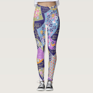 Allround-Print-Leggings - Japanisches Handgebläse- Leggings