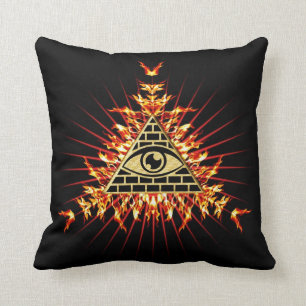 Allsehendes Auge Gottes, Pyramide, Vorsehung Kissen
