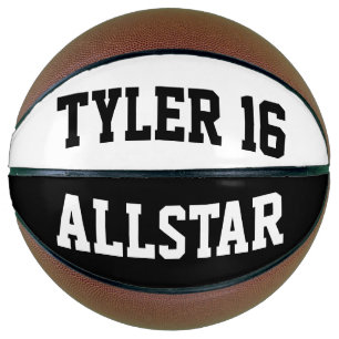 Allstar Black und White Basketball