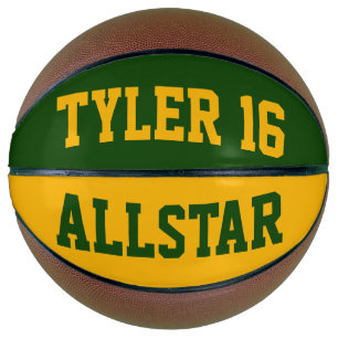 Allstar Green und Gold Basketball