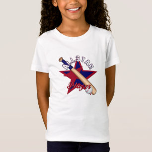 Allstar Player, Ball Players Girls Babydoll Tshirt