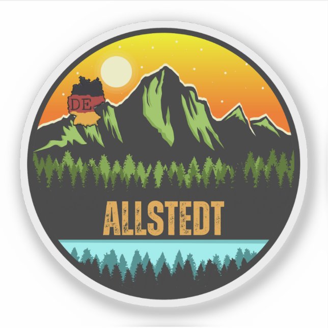 Allstedt, Deutschland Aufkleber (Vorderseite)