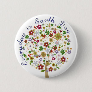 Alltag ist der Tag der Erde Button