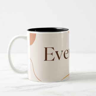 Alltag Zweifarbige Tasse