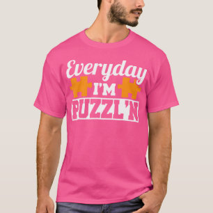 Alltäglich BIN ICH Rätsel N Jigsaw-Puzzle Lustiges T-Shirt