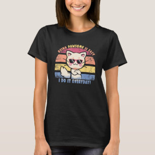 Alltägliche, Coole, vertraute Katze T-Shirt