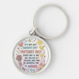 Alltägliche Liebe für Mama Doodle Schlüsselanhänge Schlüsselanhänger