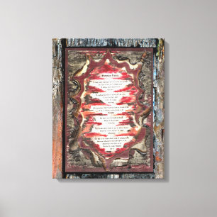 Alltägliche Stimmen Leinwanddruck