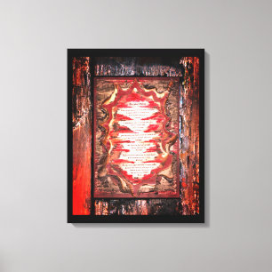 Alltägliche Stimmen Leinwanddruck