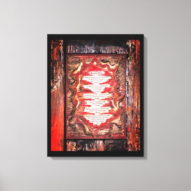 Alltägliche Stimmen Leinwanddruck (Vorderseite)