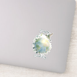 Alltäglicher Earth Day Kolibri Vogel Aufkleber