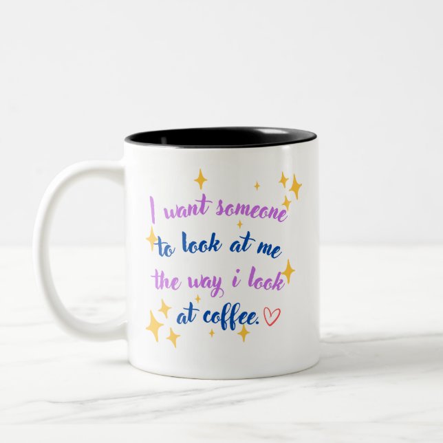 Alltags-Tasse für Tee & Kaffee Zweifarbige Tasse (Links)