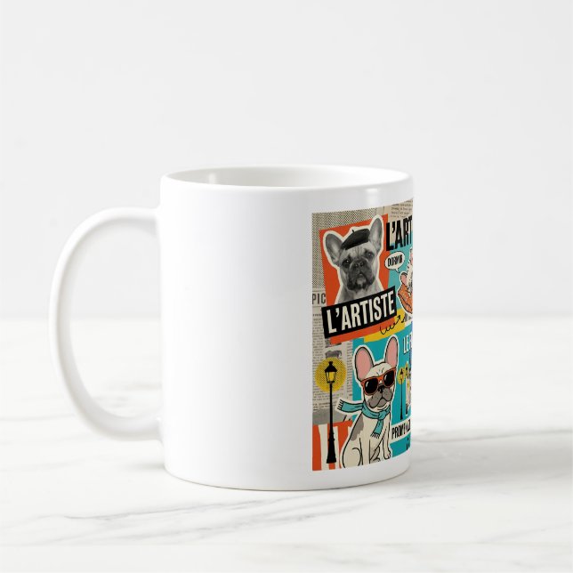 Alltagsberuf Französische Bulldogge Kaffeetasse (Links)