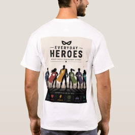 Alltagshelden Superhelden T-Shirt – Mut Stärke