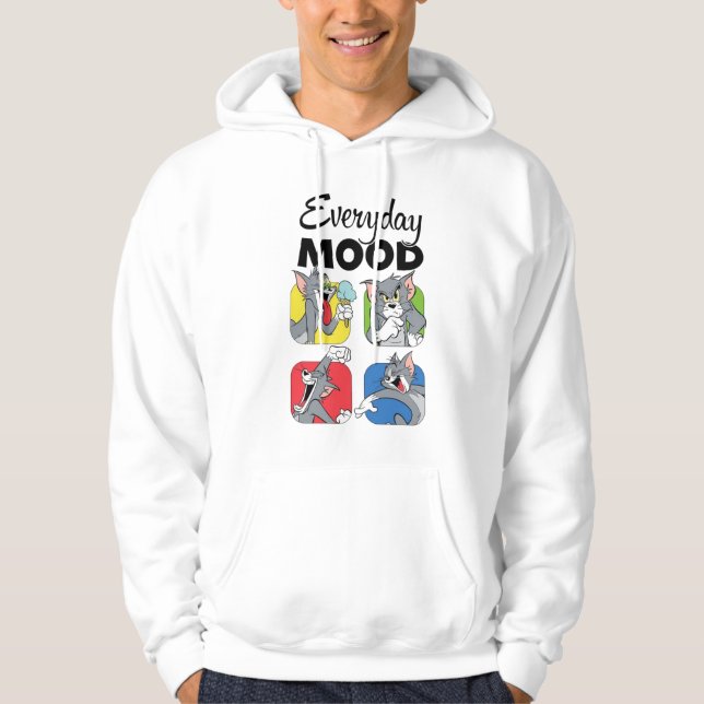 Alltagsstimmung Katzen Kapuzenpullover Hoodie (Vorderseite)