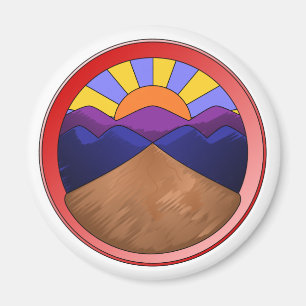 Alluvial Fan Geology Magnet