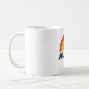 Ally AF Gay Pride LGBT Flag Geschenk Kaffeetasse