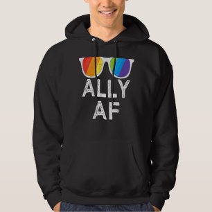 Ally Af Rainbow Flag für LGBT Pride Monatsunterstü Hoodie