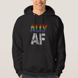 Ally AF Straight Proud Ally Hoodie