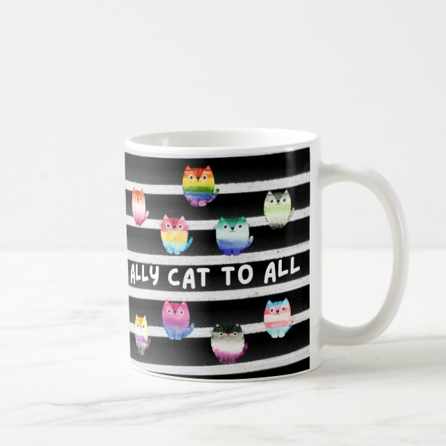 Ally Cat an alle Kaffeetasse (Rechts)