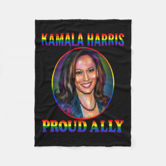 Ally Kamala Harris Unser Vp LGbt Flag Gay Pride Mo Fleecedecke