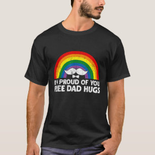 Ally LGBTQ Stolz auf Sie Freier Vater Hugs Funny G T-Shirt