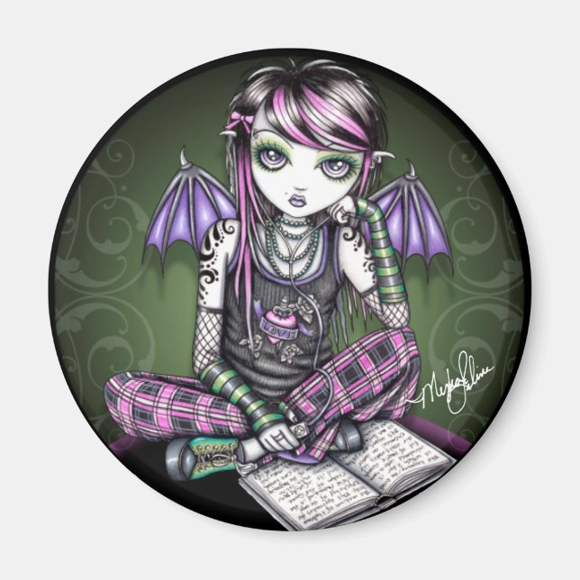 Ally Niedlich Emo Fairy Magnet (Vorne)