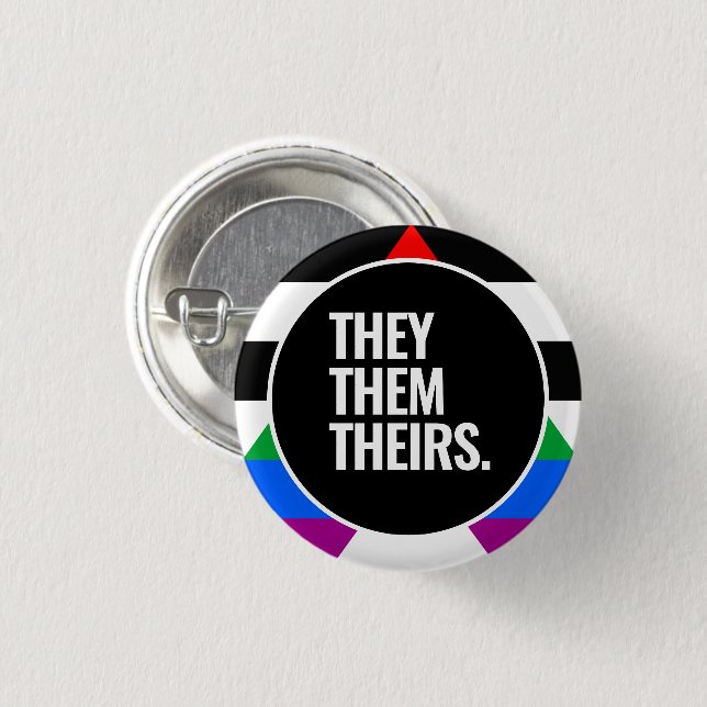 Ally Pride Button (Vorne & Hinten)