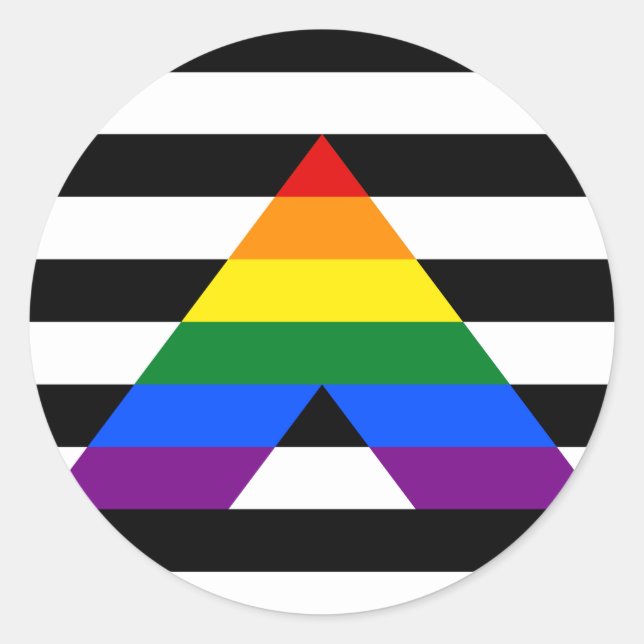 Ally Pride Circle Aufkleber (Vorderseite)