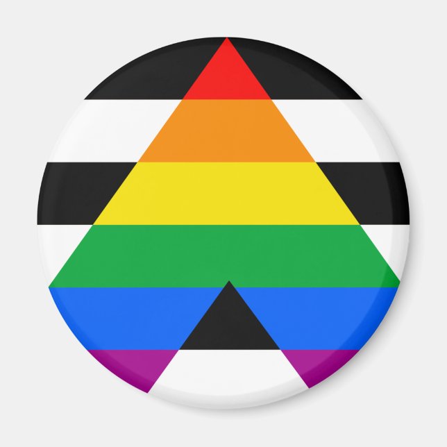 Ally Pride Flag Magnet (Vorne)