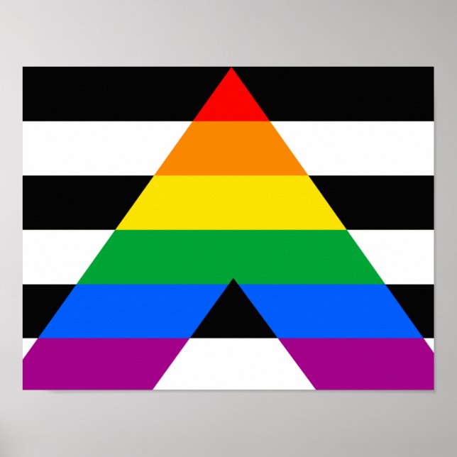 Ally Pride Flag Poster (Vorne)
