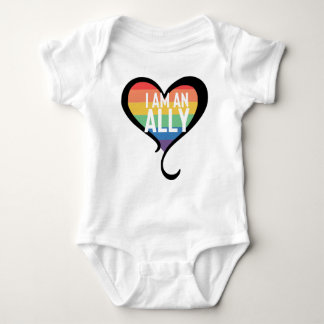 Ally Pride Rainbow Baby Bodysuit Baby Strampler