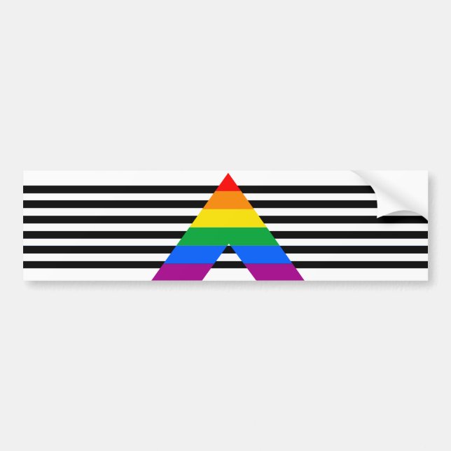 Ally Pride T - Shirt Autoaufkleber (Vorne)