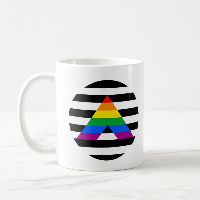 Ally Pride T - Shirt Kaffeetasse (Links)