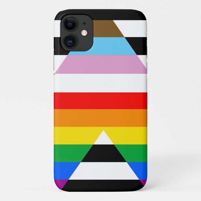 Ally Progress Pride Flag Case-Mate iPhone Hülle (Rückseite)